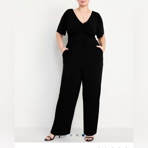 Black Waist Define Jumpsuit
